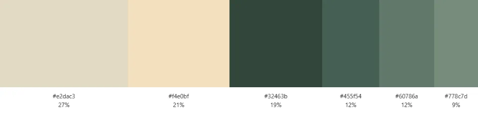 Color Palette Extractor result (extracted palette) for the layered hills landscape sample